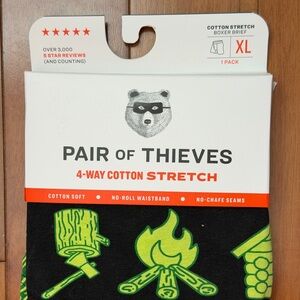 NWT Pair of Thieves Men’s 4-Way Cotton Stretch Performance Boxer Briefs